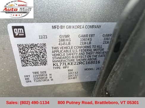 Used 2024 Chevrolet Trax ACTIV w/ Sunroof Package FWD image 31