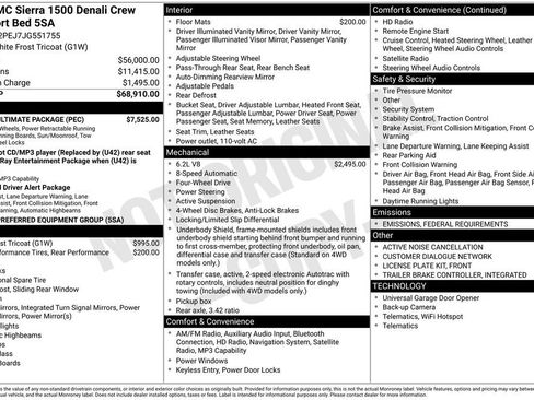 Used 2018 GMC Sierra 1500 Denali w/ Denali Ultimate Package image 6