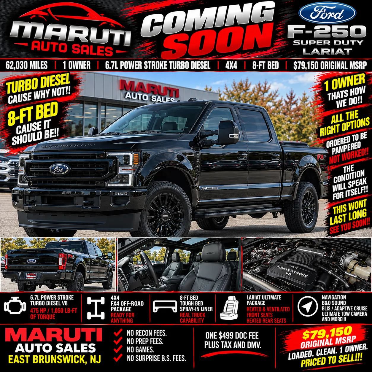 Used 2021 Ford F250 Lariat AWD/4WD image 1