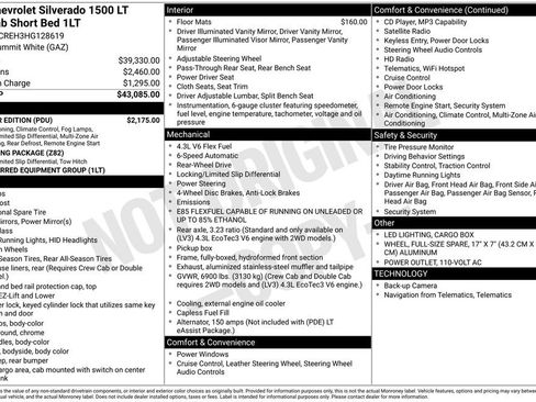 Used 2017 Chevrolet Silverado 1500 LT w/ All Star Edition RWD image 6