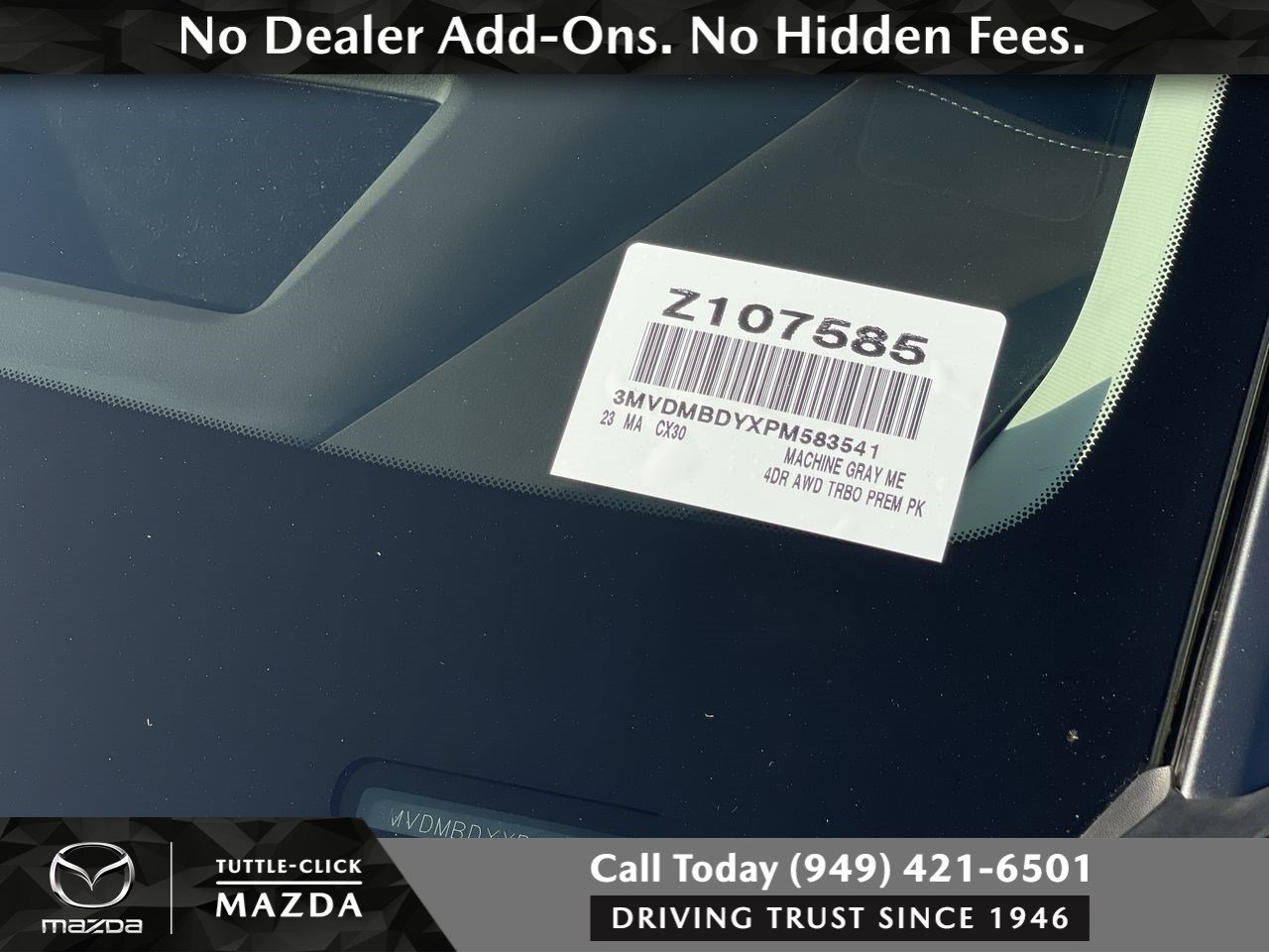 Used 2023 MAZDA CX-30 2.5 Turbo w/ Premium Package AWD/4WD image 36