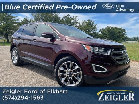 Certified 2018 Ford Edge Titanium w/ Equipment Group 302A AWD/4WD image 1