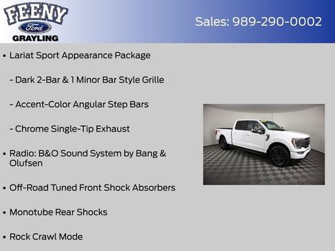 Certified 2023 Ford F150 Lariat w/ Equipment Group 502A High AWD/4WD image 26