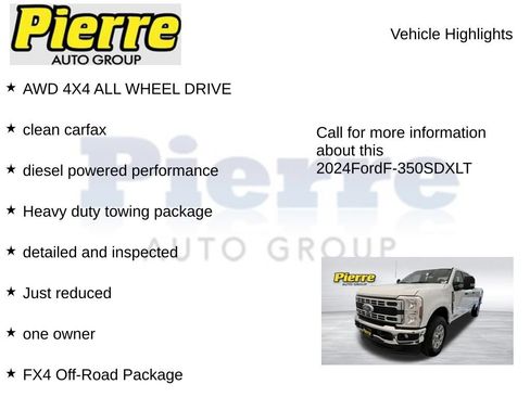 Used 2024 Ford F350 XLT w/ FX4 Off-Road Package AWD/4WD image 7