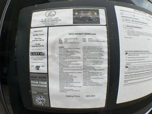 Used 2023 INFINITI QX80 Premium Select w/ Cargo Package AWD/4WD image 27
