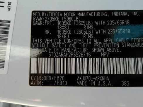 Used 2023 Toyota Highlander LE FWD image 56