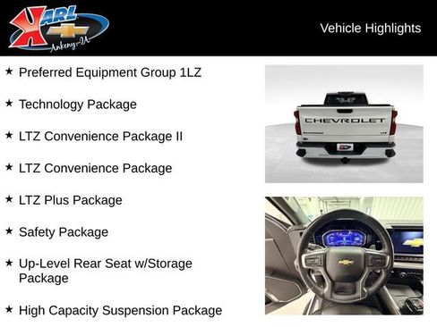 Certified 2022 Chevrolet Silverado 1500 LTZ w/ Technology Package AWD/4WD image 2