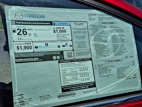 New 2026 MAZDA MAZDA3 Hatchback w/Premium Plus Pkg AWD/4WD image 16