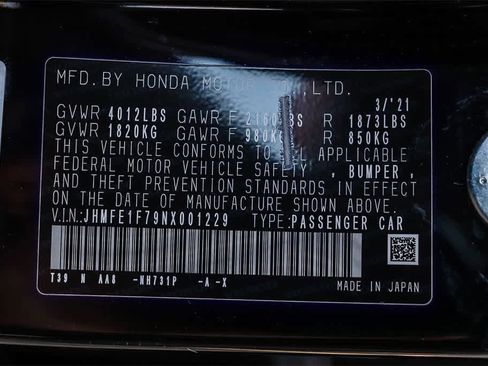 Used 2022 Honda Civic EX image 34