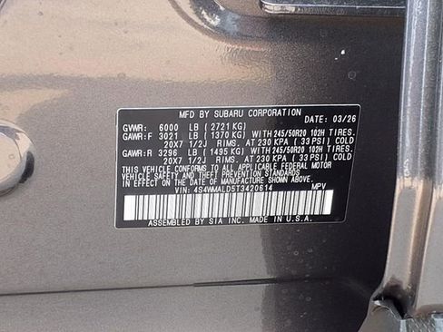 New 2026 Subaru Ascent Bronze Edition AWD/4WD image 10