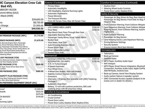 Used 2024 GMC Canyon Elevation w/ Elevation Premium Package AWD/4WD image 15