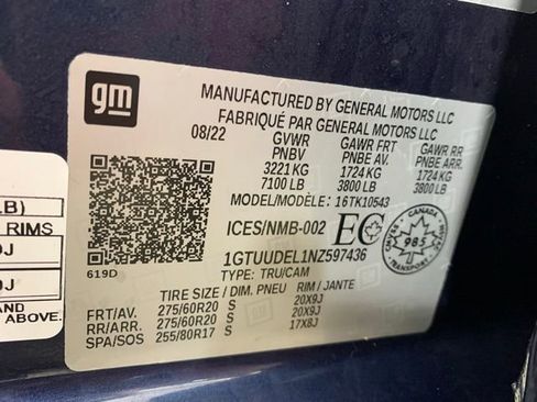 Used 2022 GMC Sierra 1500 SLT w/ SLT Convenience Package image 34