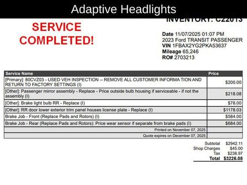 Used 2023 Ford Transit 350 XLT image 8