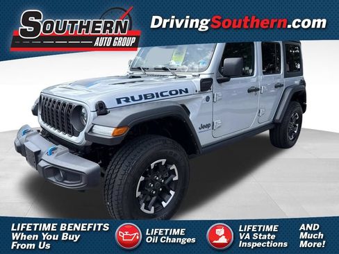 Used 2024 Jeep Wrangler Unlimited Rubicon 4xe AWD/4WD image 1