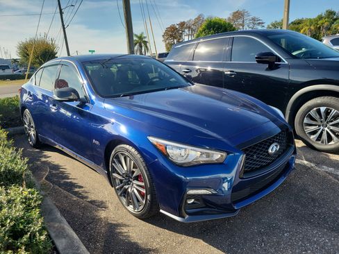 Certified 2020 INFINITI Q50 Red Sport 400 w/ Proactive Package image 3