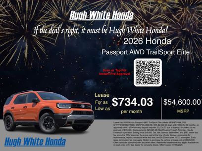 New 2026 Honda Passport TrailSport Elite