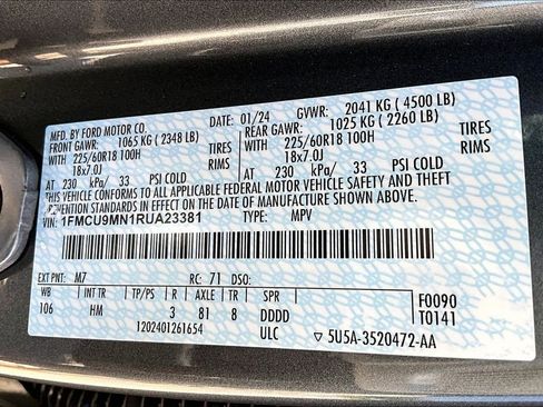 Used 2024 Ford Escape ST-Line AWD/4WD image 29