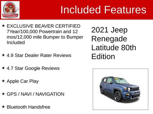 Used 2021 Jeep Renegade Latitude image 4