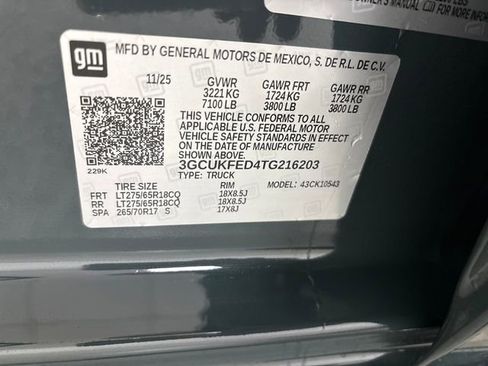 New 2026 Chevrolet Silverado 1500 LT Trail Boss w/ LT Trail Boss Premium Package image 16