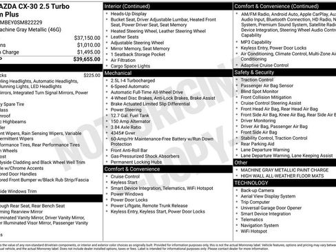 New 2025 MAZDA CX-30 2.5 Turbo w/ Premium Plus Pkg image 7