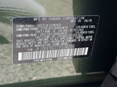 New 2026 Subaru Outback Premium AWD/4WD image 32