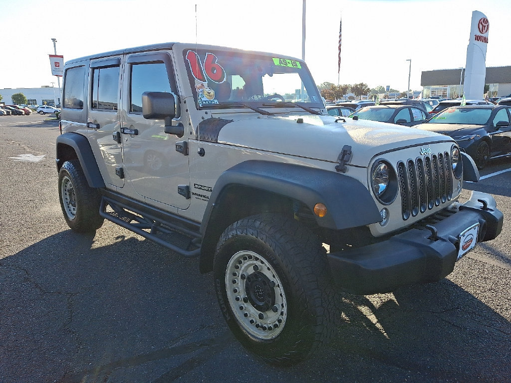 Used 2016 Jeep Wrangler Unlimited Sport w/ Quick Order Package 24S AWD/4WD image 3