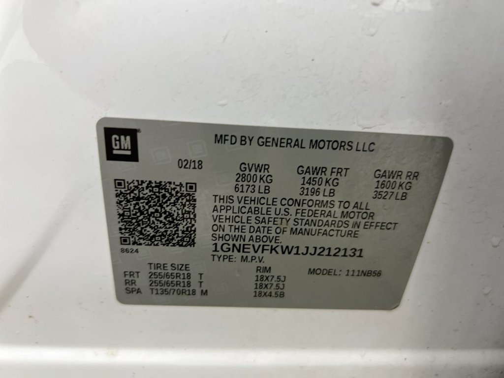 Used 2018 Chevrolet Traverse LS w/ LPO, Floor Liner Package AWD/4WD image 28