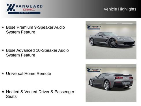 Used 2015 Chevrolet Corvette Stingray Coupe w/ 2LT Preferred Equipment Group RWD image 11