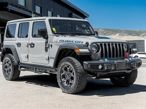 Used 2023 Jeep Wrangler Unlimited Rubicon 4xe w/ Cold Weather Group AWD/4WD image 1