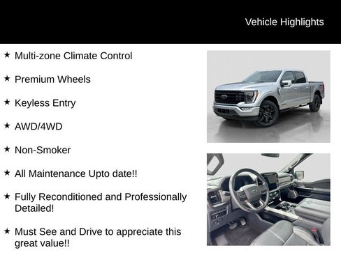 Certified 2023 Ford F150 Platinum w/ FX4 Off-Road Package AWD/4WD image 26