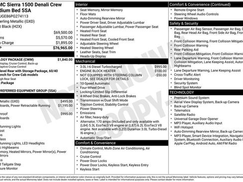 Certified 2023 GMC Sierra 1500 Denali w/ Technology Package AWD/4WD image 4