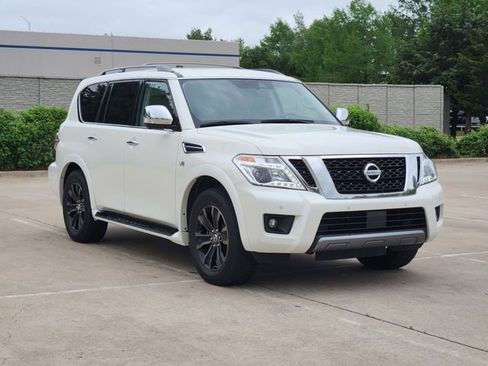 Used 2019 Nissan Armada Platinum w/ Captain's Chairs Package AWD/4WD image 3