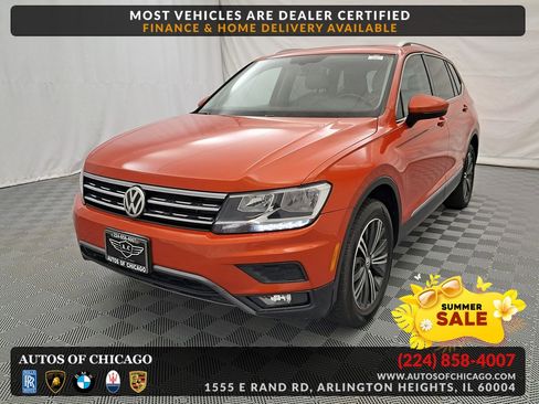 Used 2018 Volkswagen Tiguan SEL w/ 3rd Row Seat Package AWD/4WD image 1