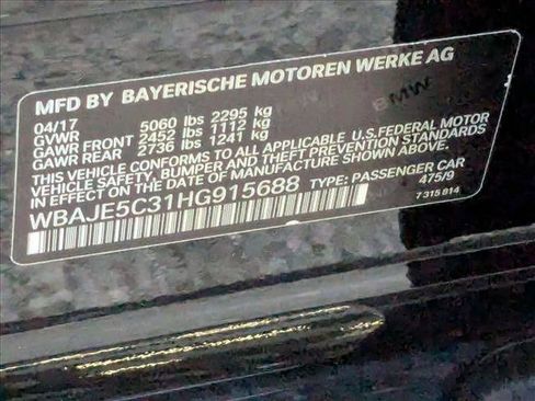 Used 2017 BMW 540i image 26