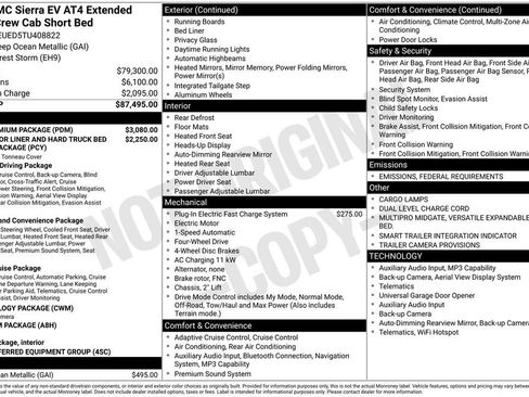 New 2026 GMC Sierra EV AT4 w/ AT4 Premium Package image 36