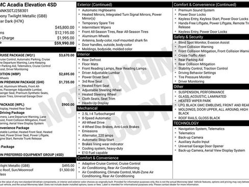 New 2026 GMC Acadia Elevation w/ Super Cruise Package image 45