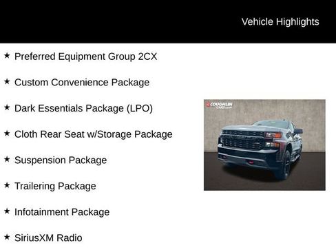 Used 2022 Chevrolet Silverado 1500 Custom Trail Boss w/ LPO, Dark Essentials Package AWD/4WD image 2