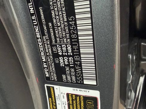 Used 2017 Mercedes-Benz C 300 C300 w/ Premium 1 Package image 20