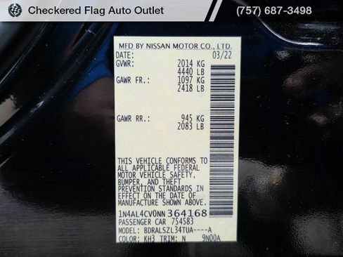 Used 2022 Nissan Altima 2.0 SR image 50