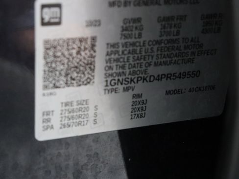 Used 2023 Chevrolet Tahoe Z71 w/ Luxury Package image 46