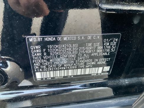 Certified 2024 Honda HR-V LX image 35