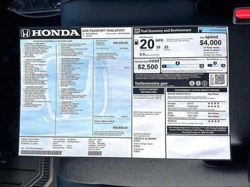 New 2026 Honda Passport TrailSport image 22