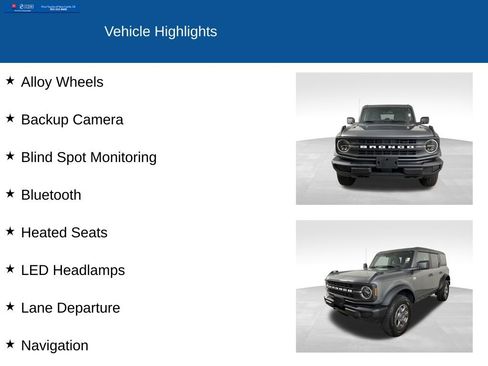 Used 2025 Ford Bronco Big Bend AWD/4WD image 2