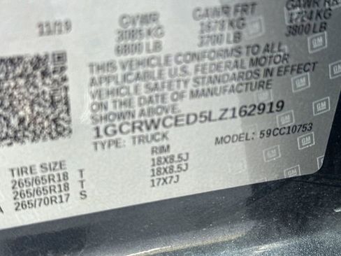 Certified 2020 Chevrolet Silverado 1500 LT RWD image 31