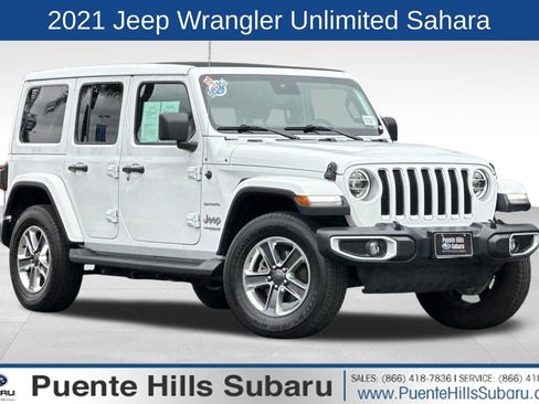 Used 2021 Jeep Wrangler Unlimited Sahara image 1