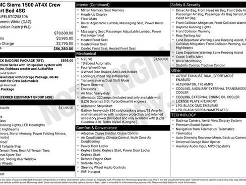 Used 2026 GMC Sierra 1500 AT4X w/ LPO, Black Badging Package AWD/4WD image 35