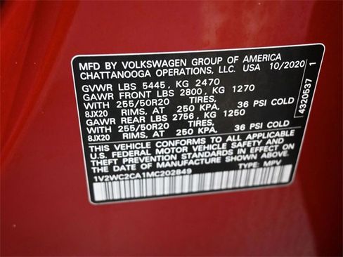 Used 2021 Volkswagen Atlas Cross Sport SE image 33