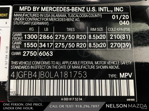 Used 2020 Mercedes-Benz GLE 350 GLE 350 image 54
