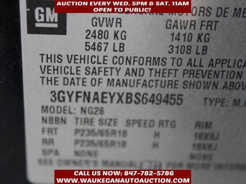 Used 2011 Cadillac SRX Luxury FWD image 9