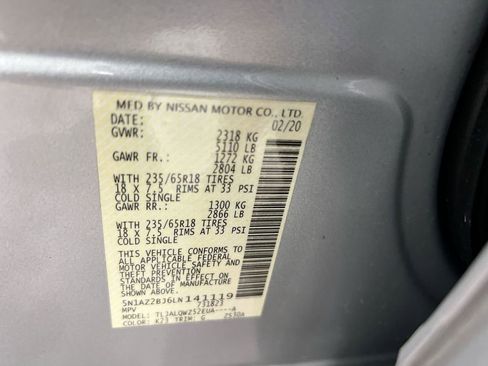Used 2020 Nissan Murano SV w/ Cargo Package FWD image 27